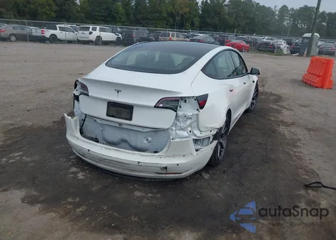 2021 Tesla Model 3 Standard Range Plus Rear-Wheel Drive from USA, damaged, VIN 5YJ3E1EAXMF838243